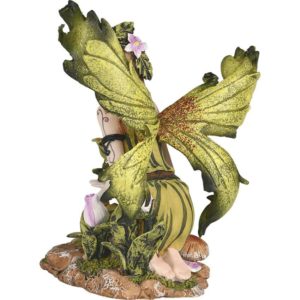 Spring Green Fairy with Butterfly Statue - 05-91959 - Medieval Collectibles