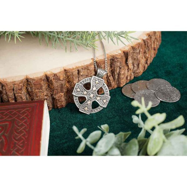 Runic Celtic Cross Necklace