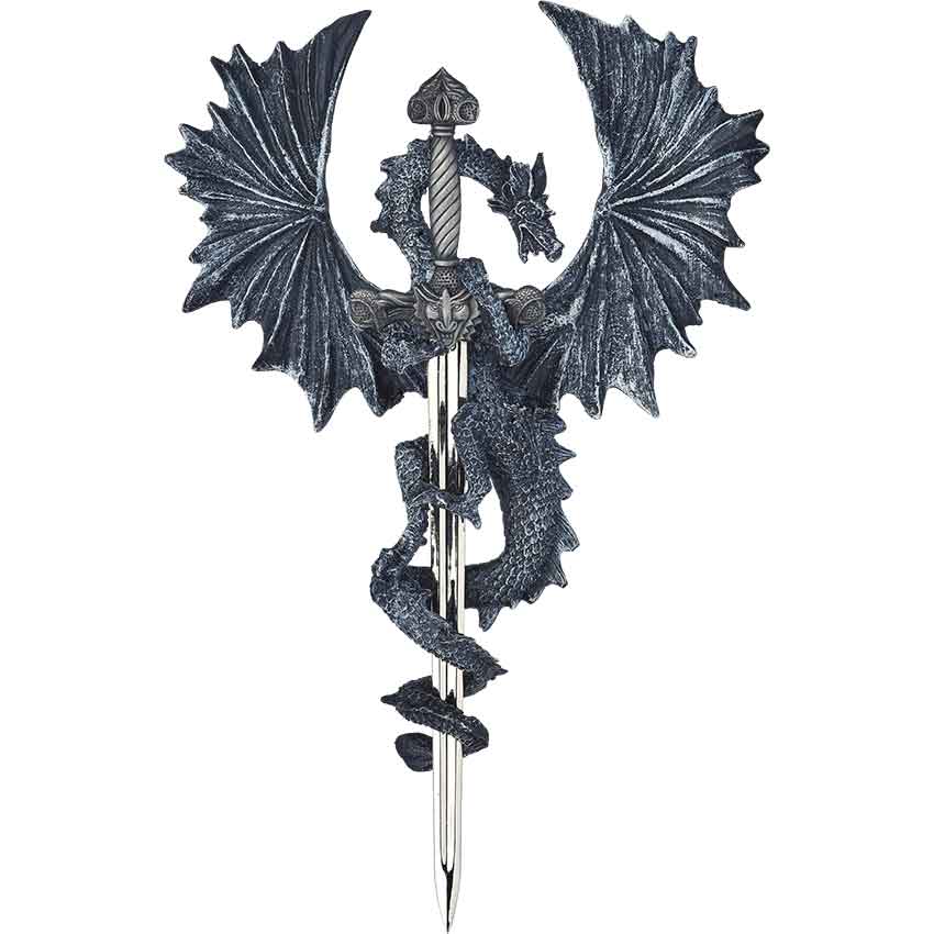 Dragon Sword Wall Mount - Black – Battling Blades