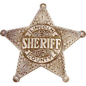 Tombstone Sheriff Badge - OH3029 - Medieval Collectibles