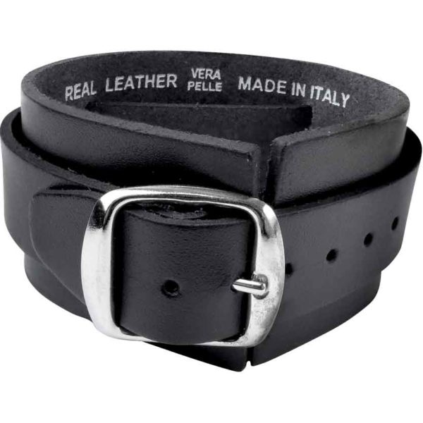 Ace of Dead Spades Leather Bracelet