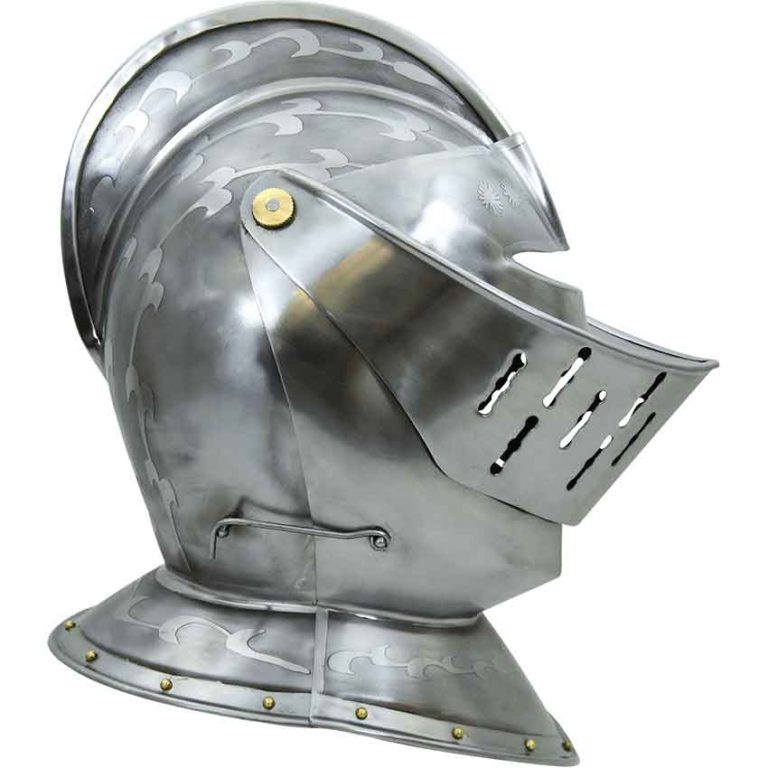 Engraved European Closed Helmet