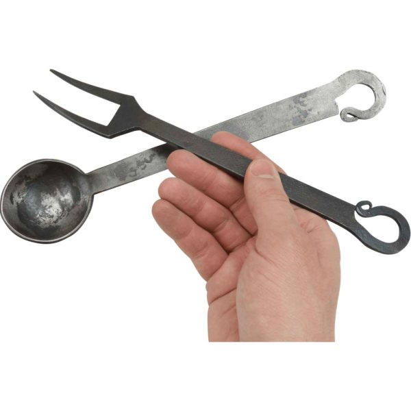 Forged Fork and Spoon Set