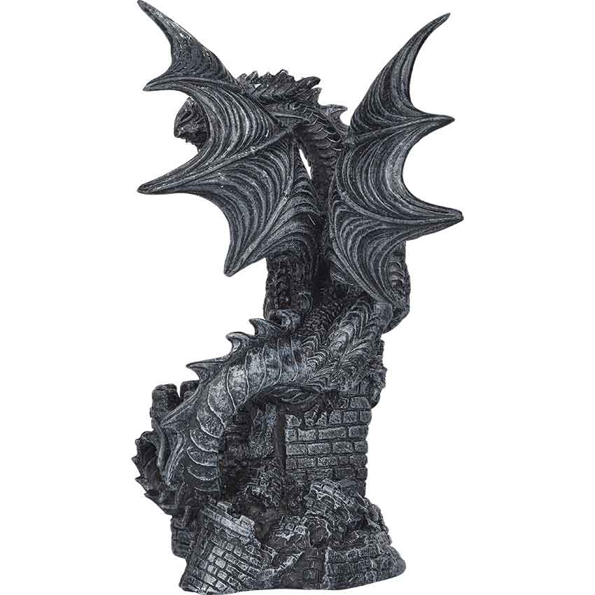 Dragon Castle Turret Candle Holder - CC10307 - Medieval Collectibles