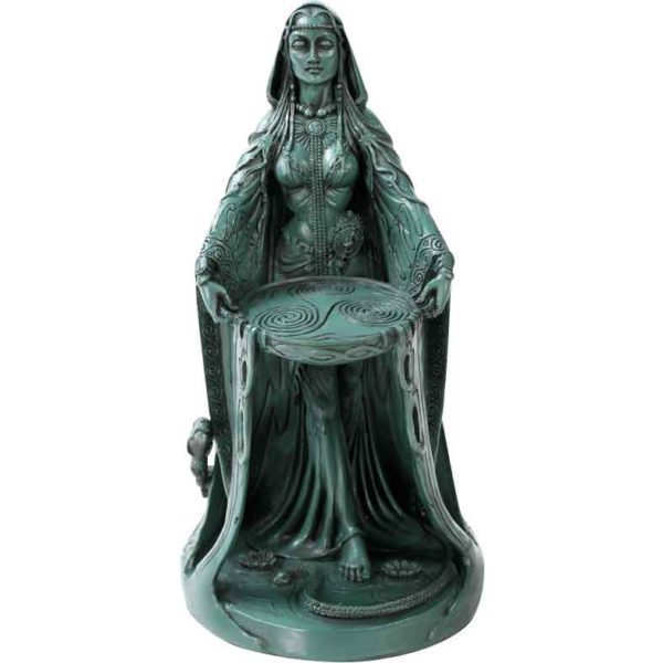 Green Danu Statue