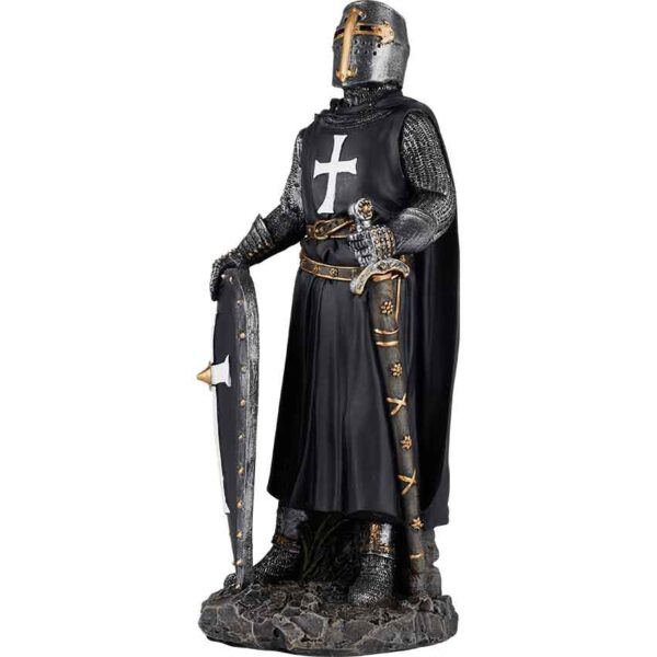 Fearless Crusader Knight Statue