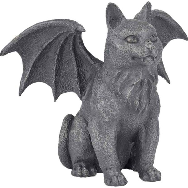 Winged Cat Gargoyle Statue