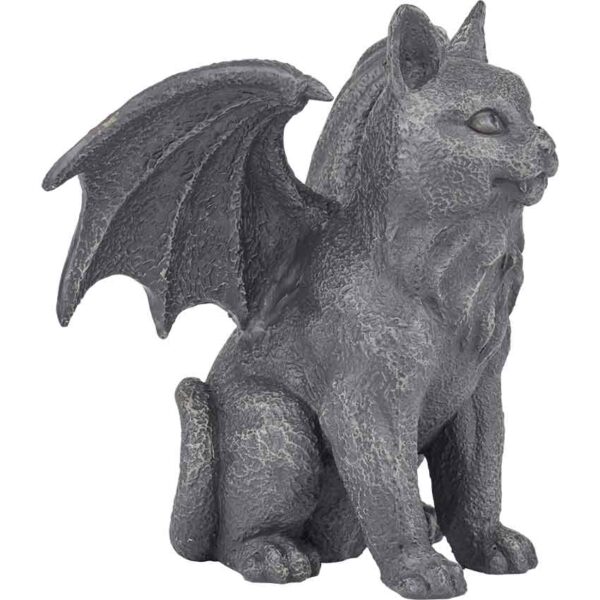 Winged Cat Gargoyle Statue