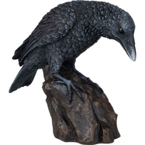 Curious Raven Statue