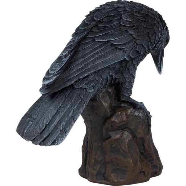 Curious Raven Statue