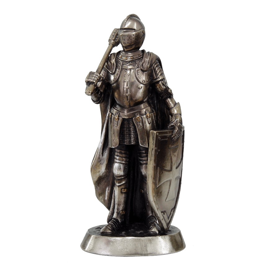 Mace Wielding Medieval Knight Statue - CC9039 - Medieval Collectibles