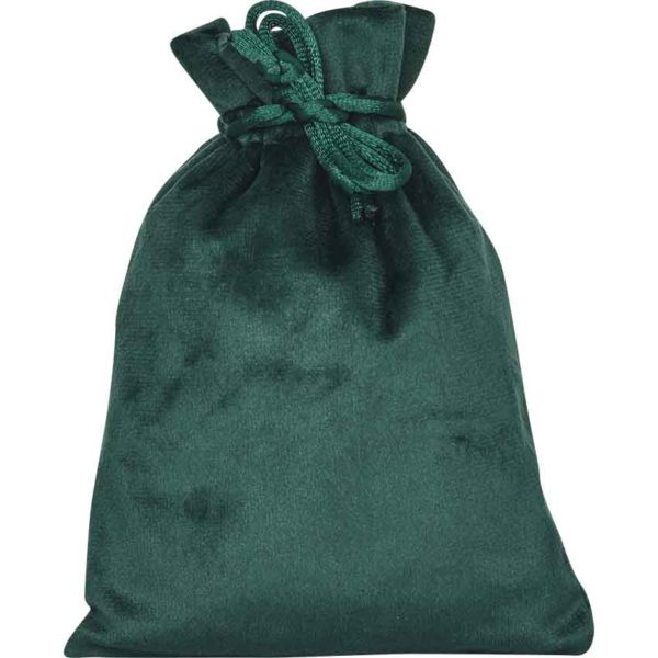 Green Velvet Pouch