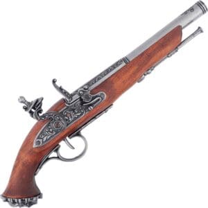 18th Century Pirate Flintlock Pistol Grey