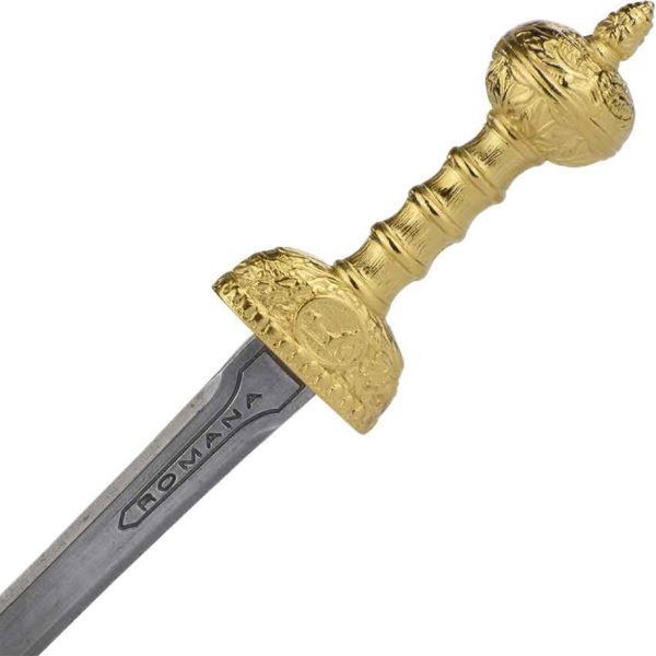 Miniature Gold Julius Caesar Gladius by Marto