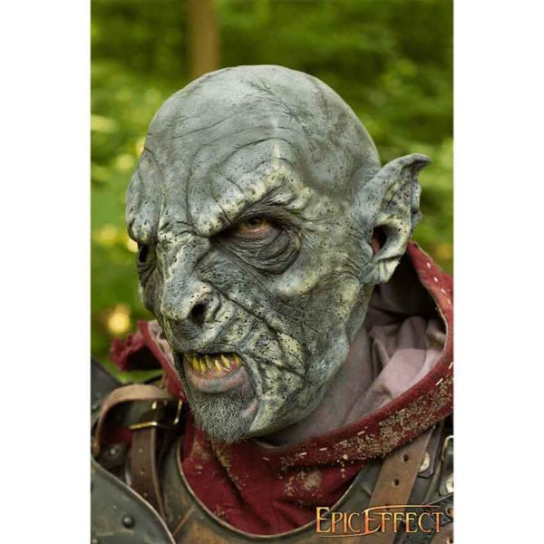 Monstrous Blue Orc Mask