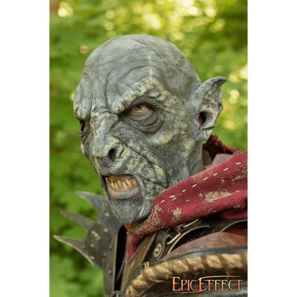 Monstrous Blue Orc Mask