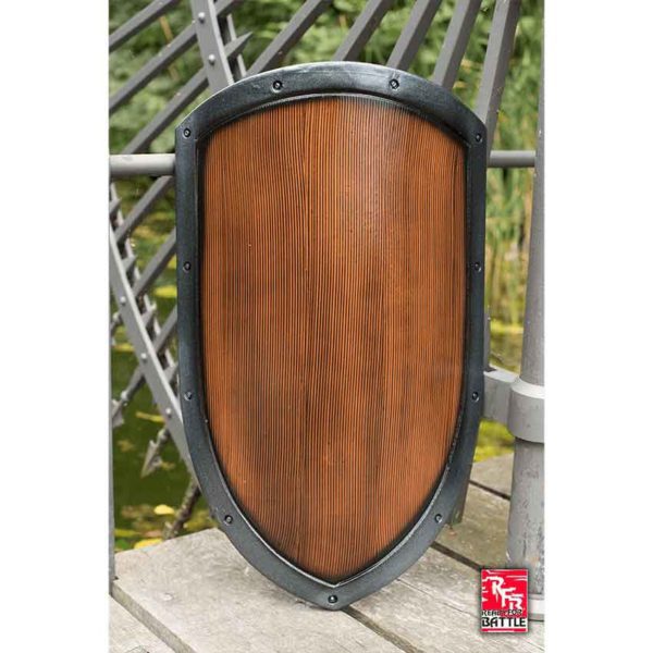 Ready For Battle Woodgrain LARP Kite Shield