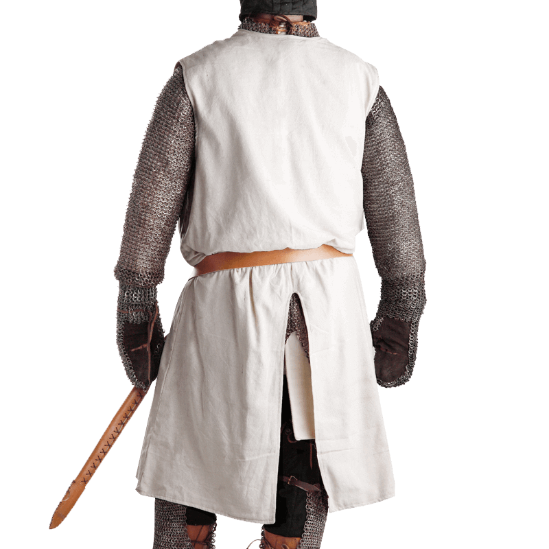 White Templar Knight Overcoat - MH-CL0303C - Medieval Collectibles