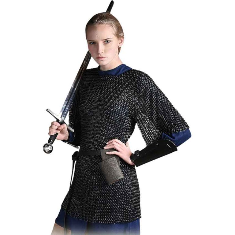 David Blackened Chainmail Hauberk - MY100601 - Medieval Collectibles