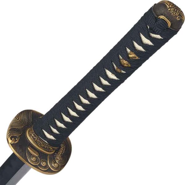 Samurai Katana with Dragon Tsuba