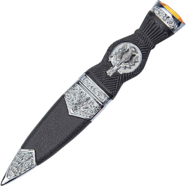 Yellow Gem Thistle Sgian Dubh