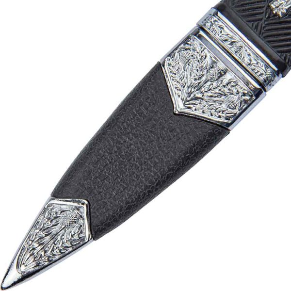 Yellow Gem Thistle Sgian Dubh