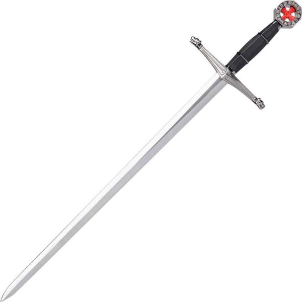 Knights Templar Red Cross Sword - NP-H-26027 - Medieval Collectibles