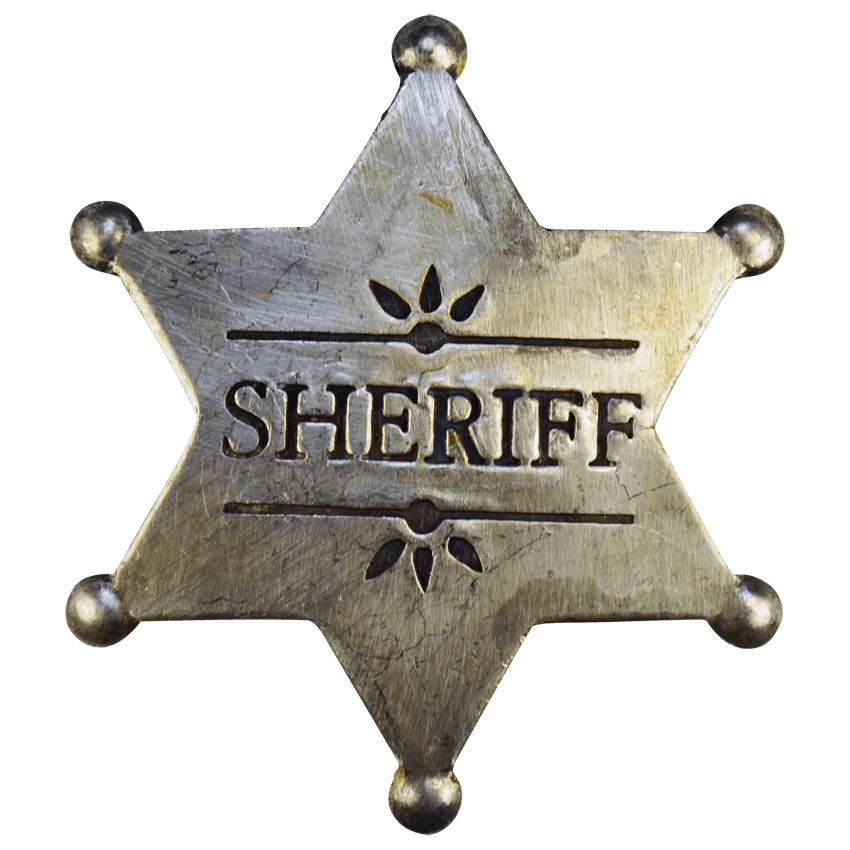 Sheriff Star Badge - AC-14-214 - Medieval Collectibles