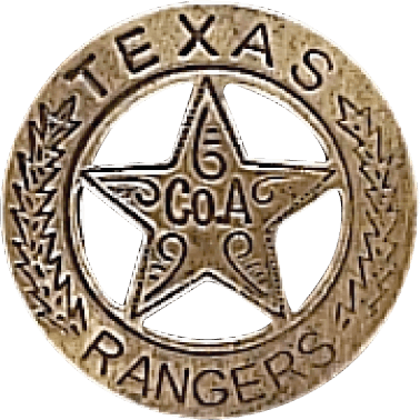 Brass Texas Ranger Badge - OH3116 - Medieval Collectibles