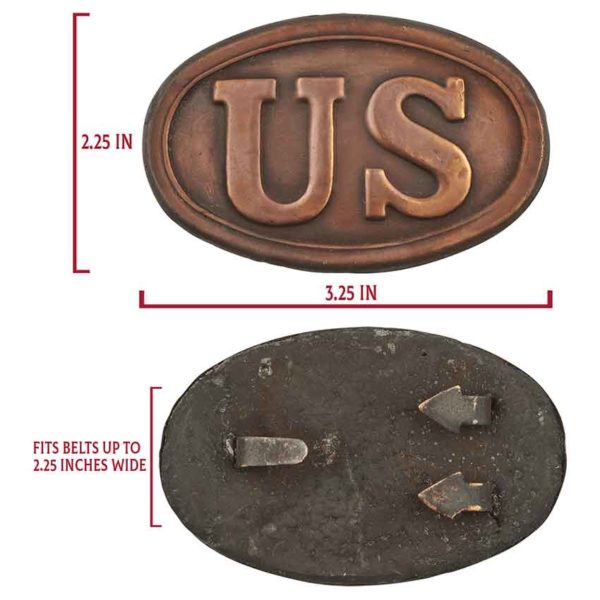 Oval U.S. Belt Buckle