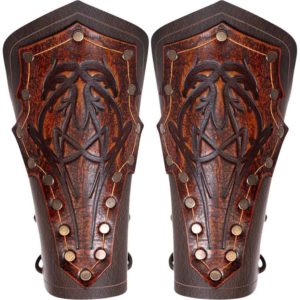 Odomar Viking Leather Bracers