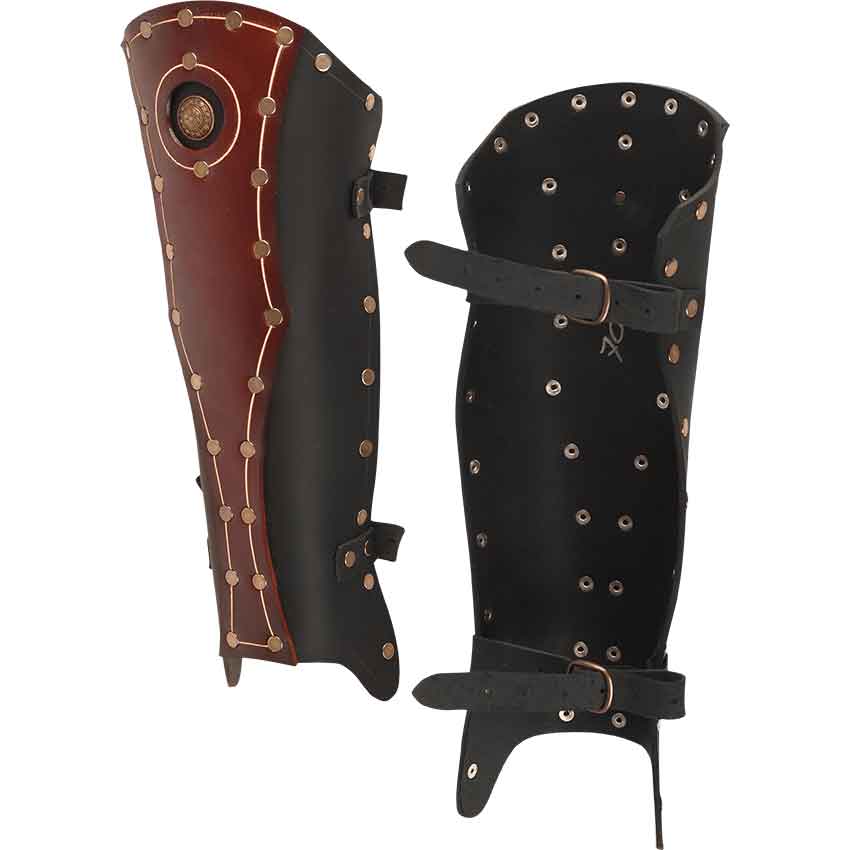 Praetorian Leather Greaves - RT-200 - Medieval Collectibles