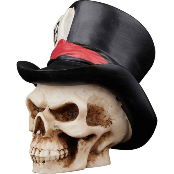 Grinning Top Hat Skull