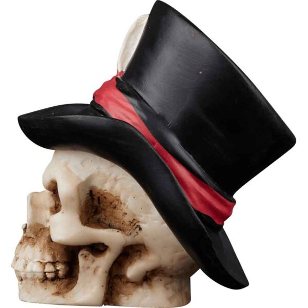 Grinning Top Hat Skull