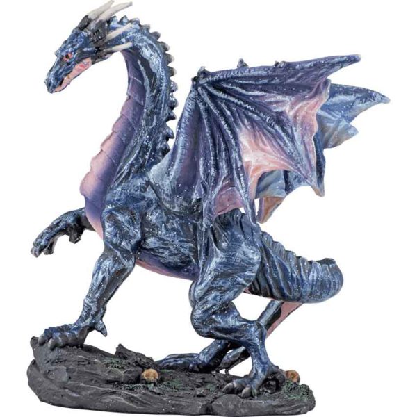 Small Midnight Dragon Statue - SC7687 - Medieval Collectibles