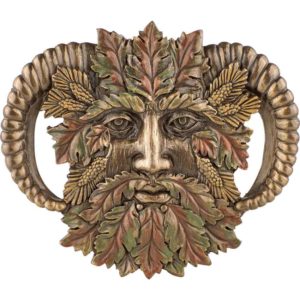 Fall Greenman Wall Plaque