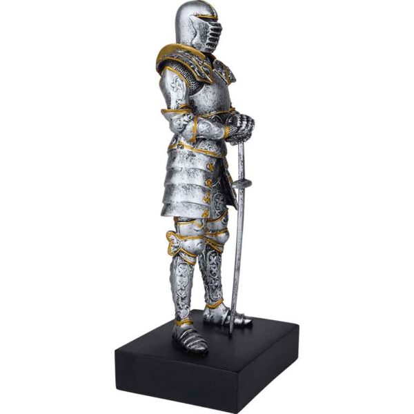 Ornate Armor Italian Knight Statue