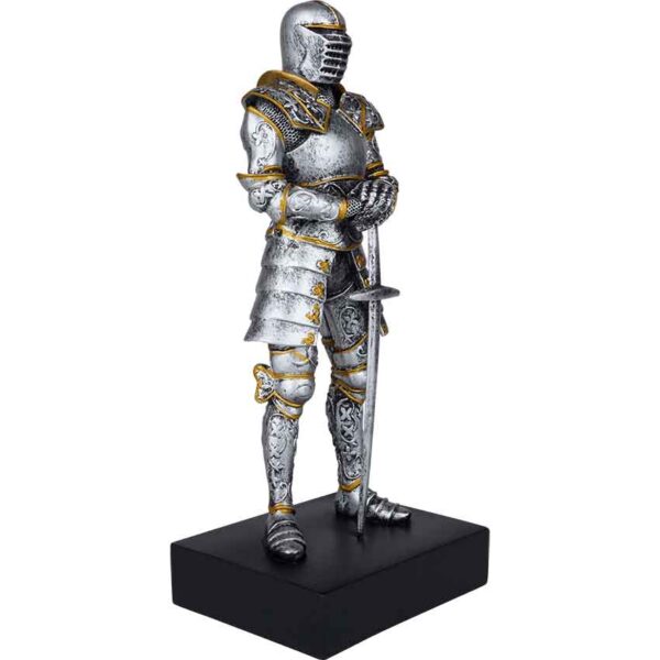 Ornate Armor Italian Knight Statue