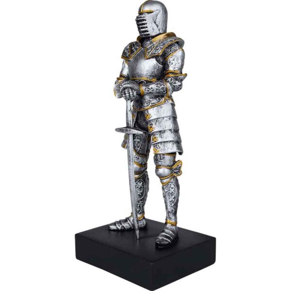 Ornate Armor Italian Knight Statue