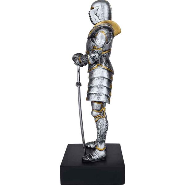 Ornate Armor Italian Knight Statue