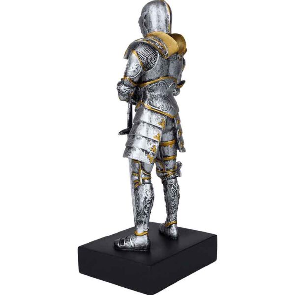 Ornate Armor Italian Knight Statue