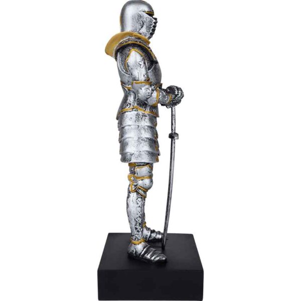 Ornate Armor Italian Knight Statue