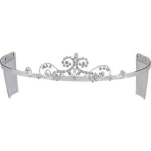 Crystal Fleur de Lis Tiara