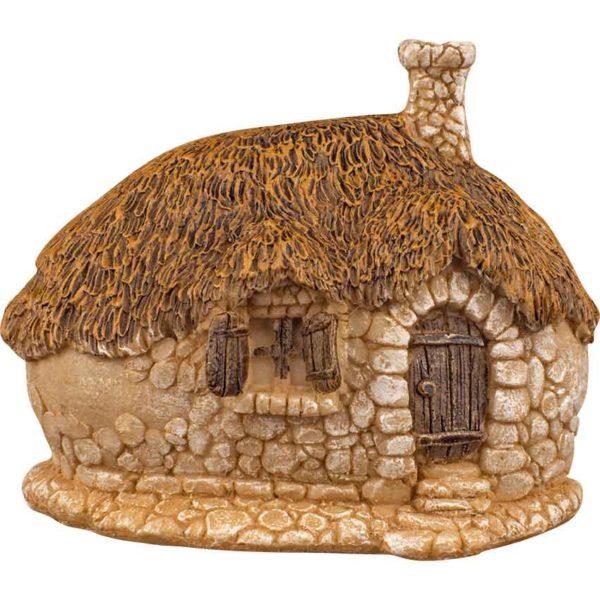 Thatch-Roofed Fairy House