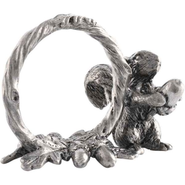 Pewter Squirrel Napkin Ring