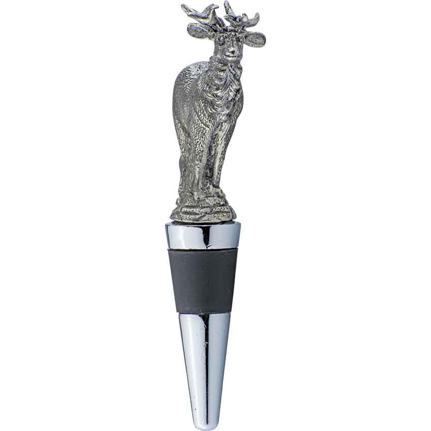 Elk Bottle Stopper - Vh-v960e - Medieval Collectibles