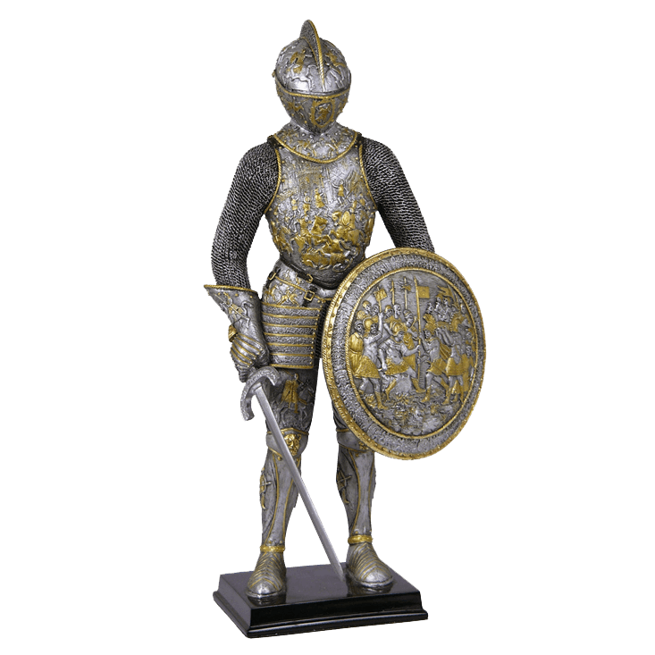 Medieval Parade Armor with Sword & Shield