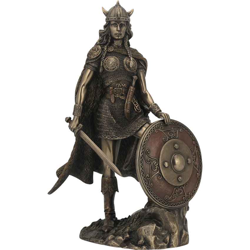 Standing Viking Warrior Statue