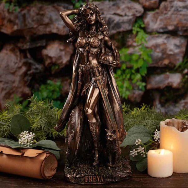 Norse Goddess Freya Statue