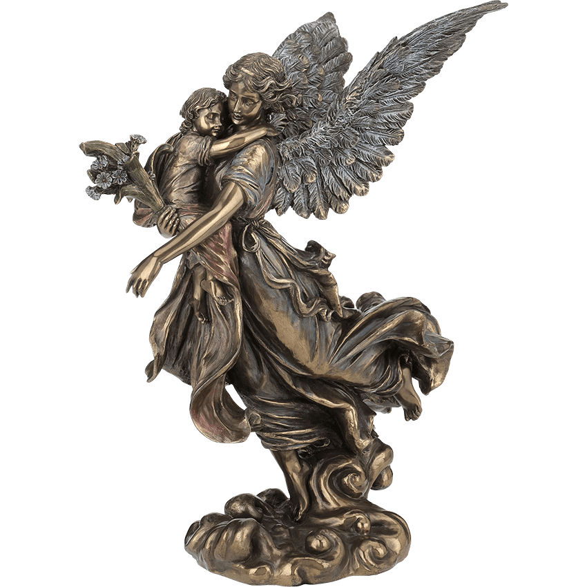 Guardian Angel Carrying A Child - Wu-1751 - Medieval Collectibles